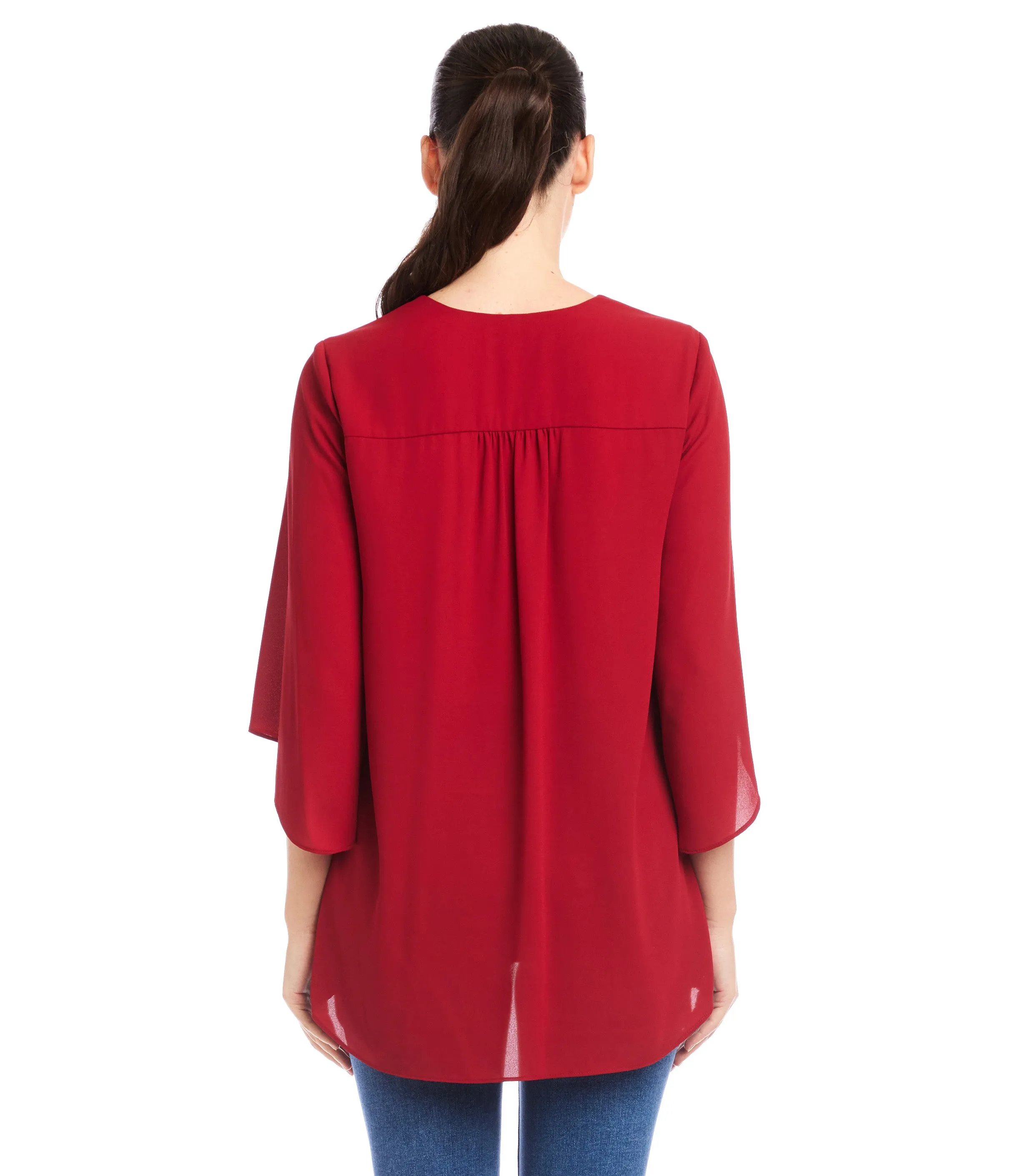 Bracelet Sleeve Asymmetric Top