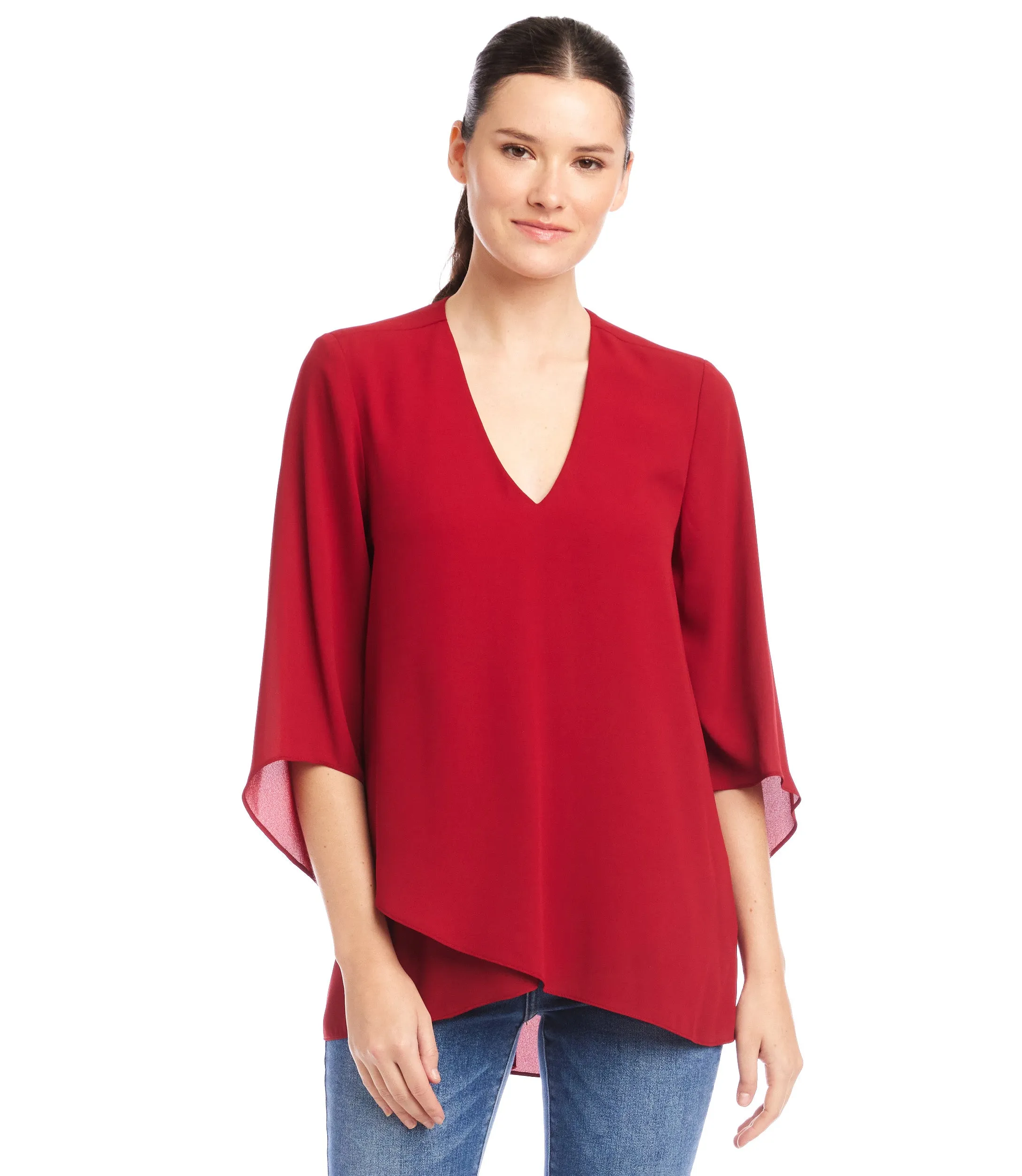 Bracelet Sleeve Asymmetric Top