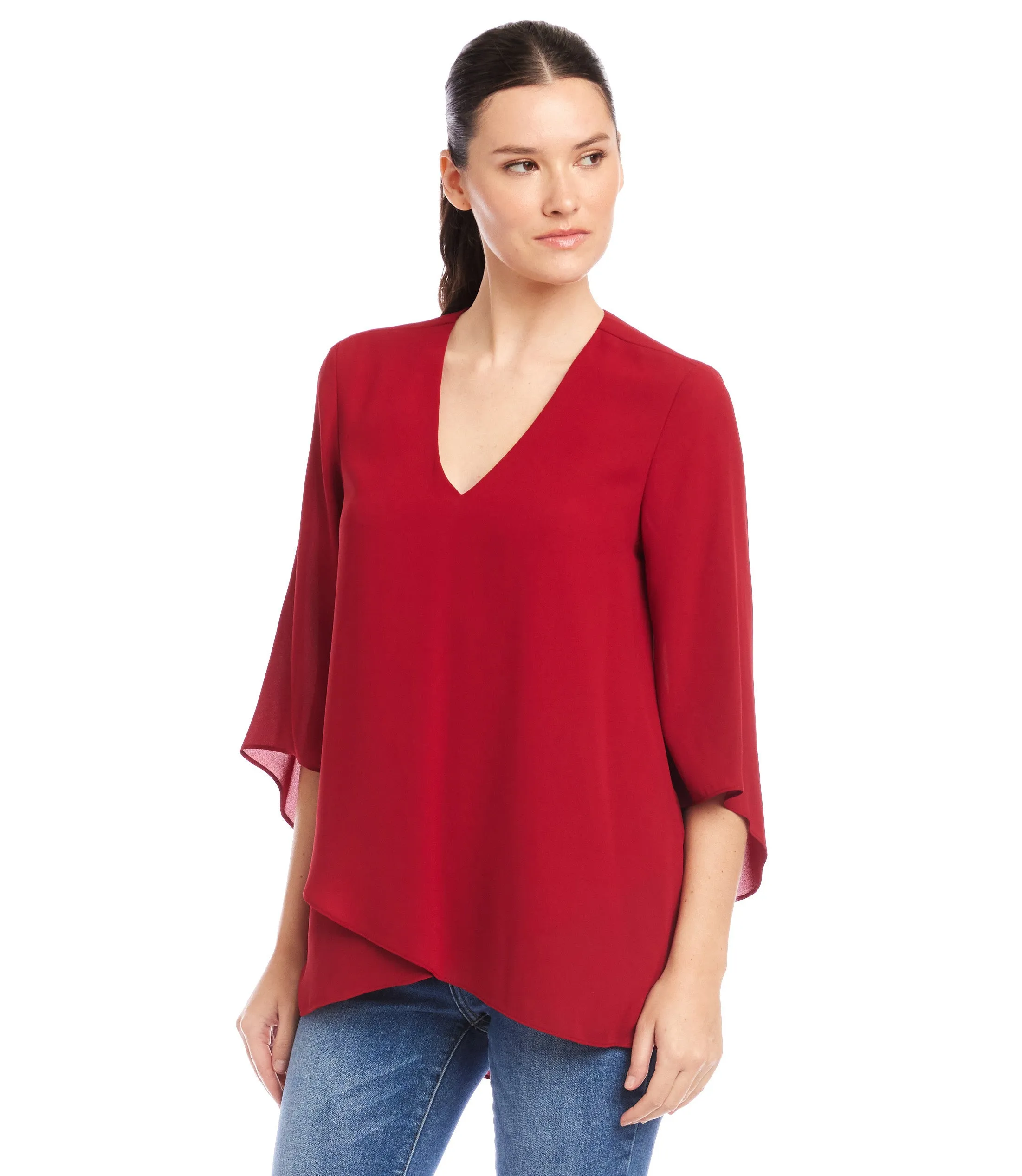Bracelet Sleeve Asymmetric Top