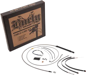 Burly Brand B30-1244 Handlebar Cable/Line Install Kits - Stainless Steel