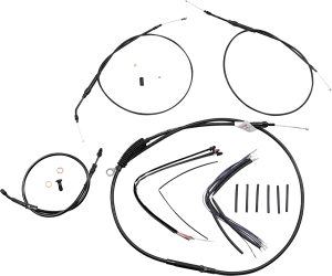 Burly Brand B30-1269 T-Bar Cable and Brake Line Kit - 14in.