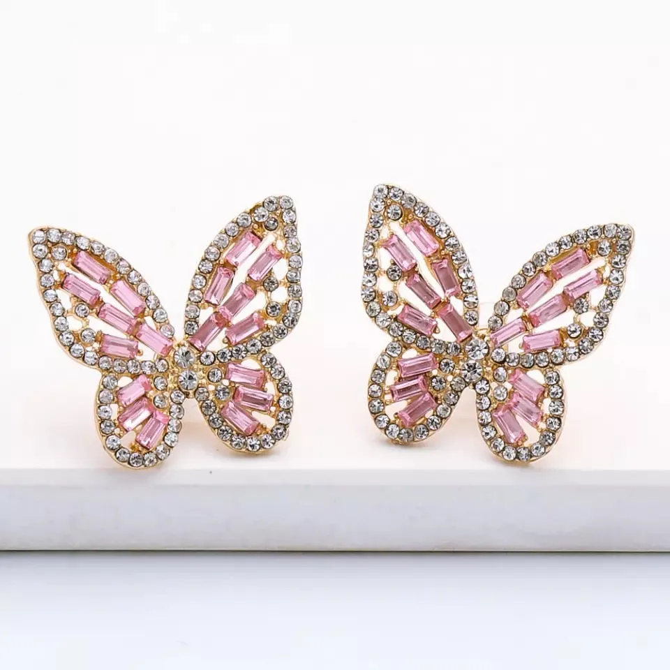 BUTTERFLY STUD EARRINGS