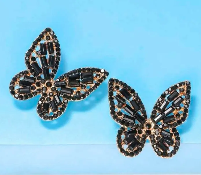 BUTTERFLY STUD EARRINGS