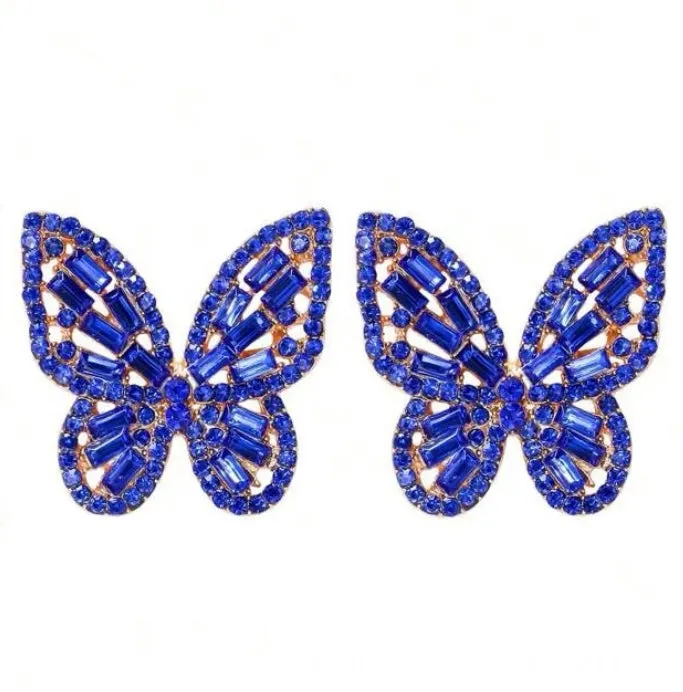 BUTTERFLY STUD EARRINGS