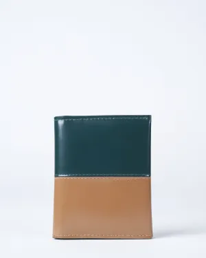 calf skin case - dark green