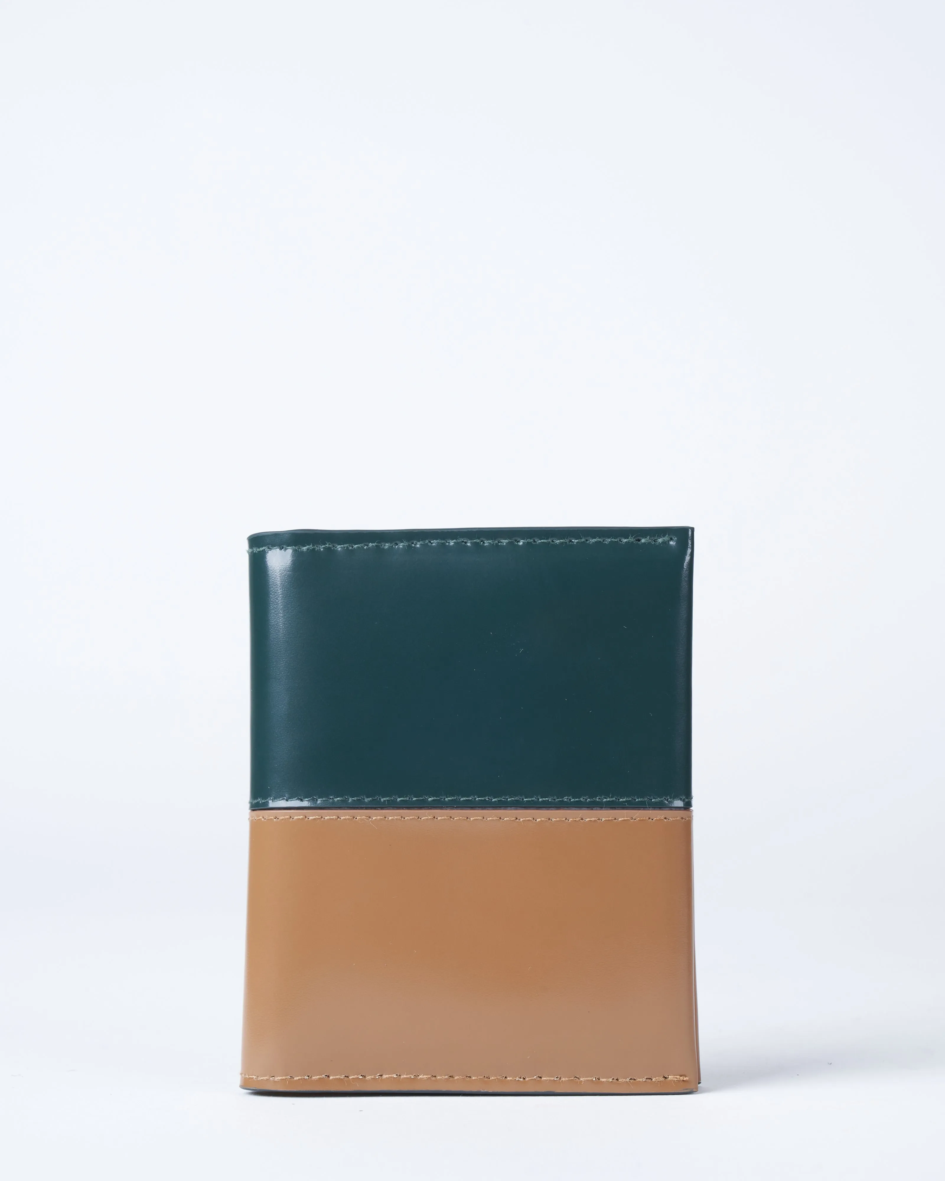 calf skin case - dark green