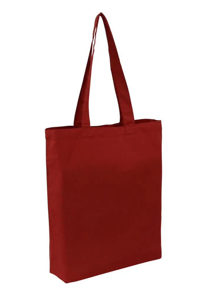 Calico Tote With Base Gusset Only - Red - CTN-TT-RD-BTM