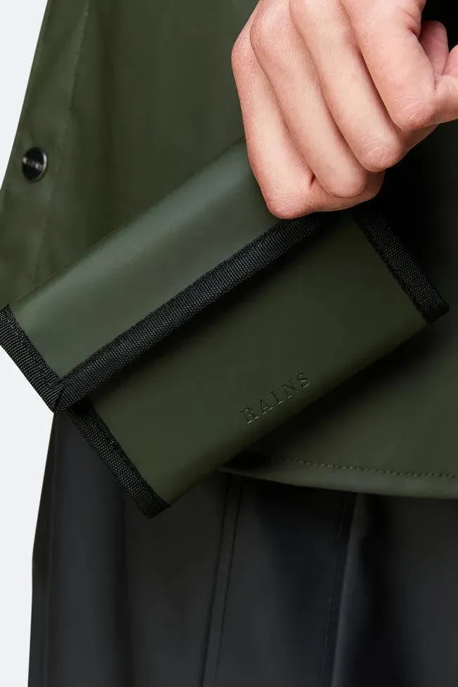 Cartera Rains Velcro Wallet Verde