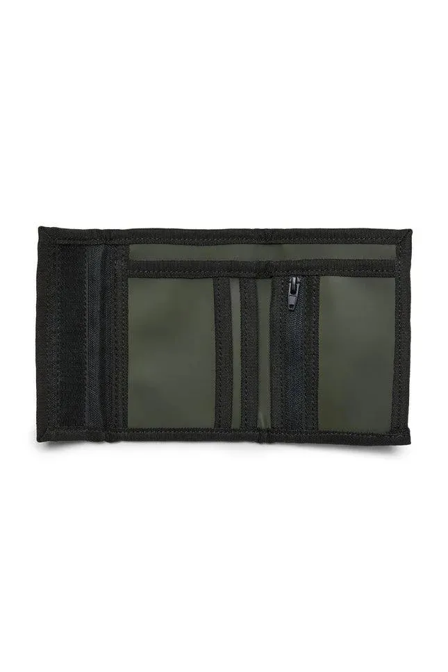 Cartera Rains Velcro Wallet Verde