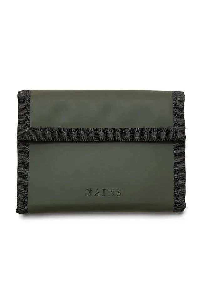 Cartera Rains Velcro Wallet Verde