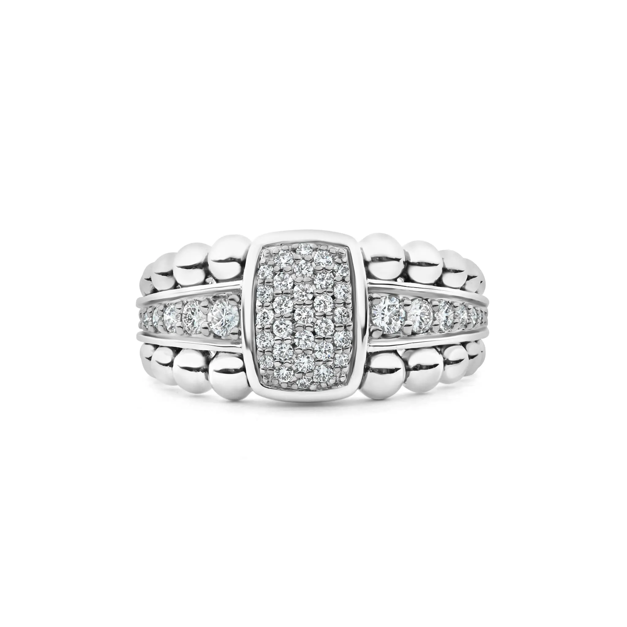 Caviar Spark Small Diamond Statement Ring