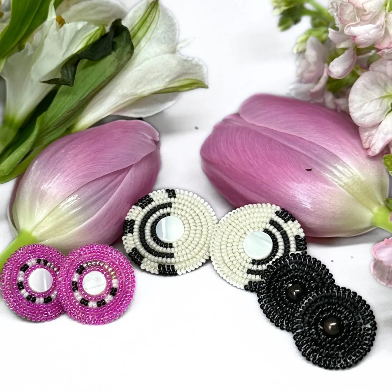 Celestial Pearl Statement Earrings