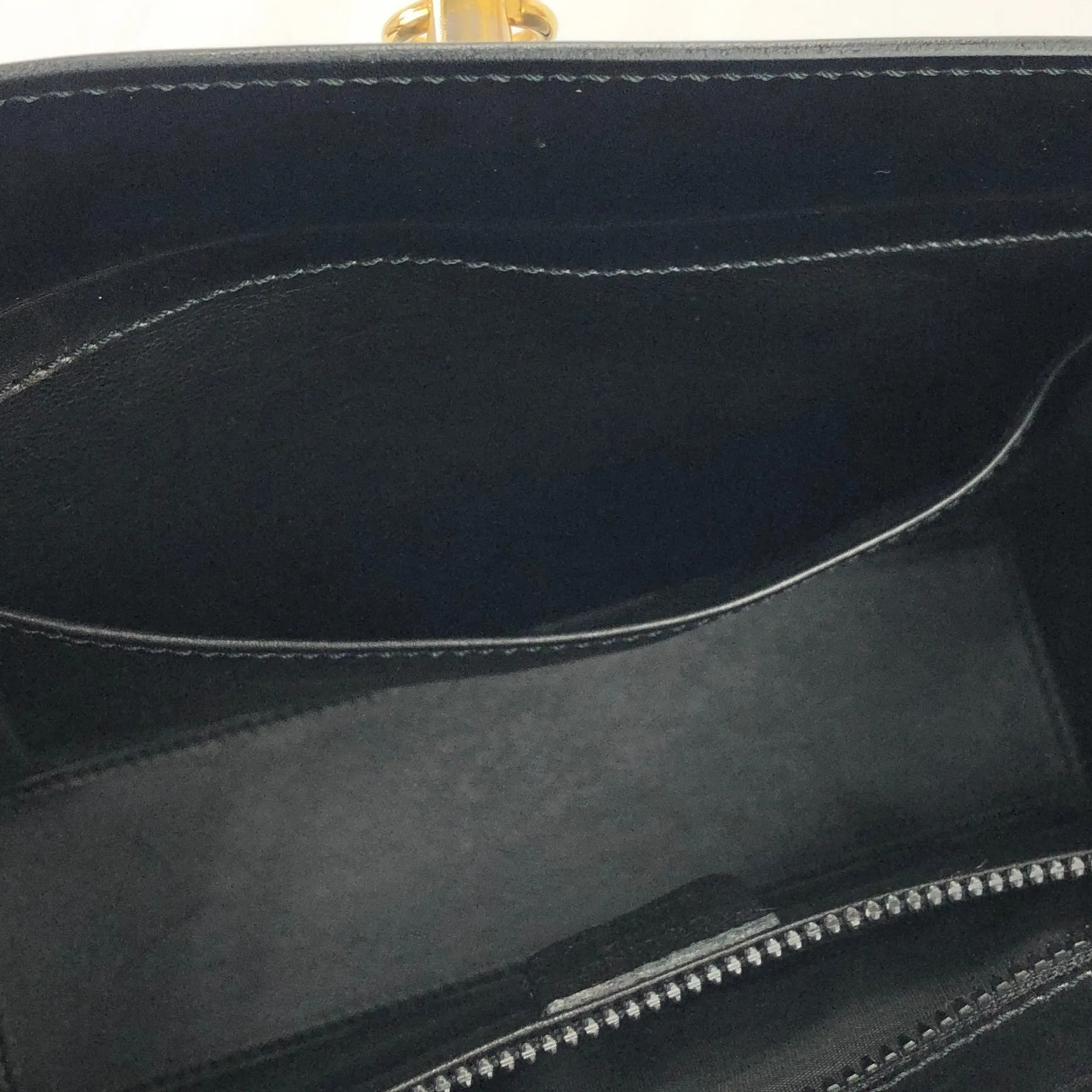 CELINE Gancini Crossbody Box Shoulder bag Black Vintage Old Celine w6vekz