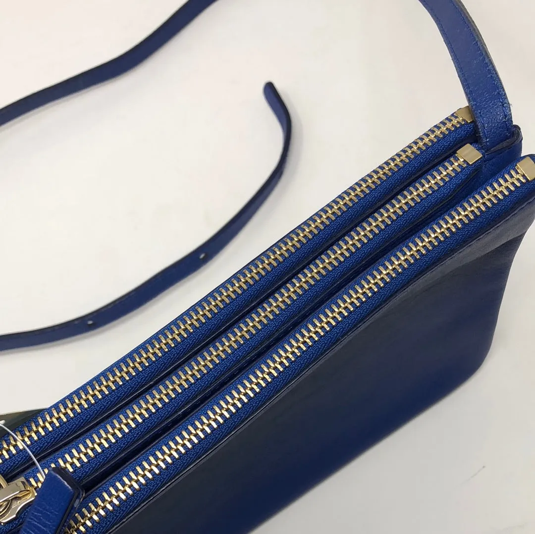 Celine Royal Blue Tri-bag Crossbody Bag