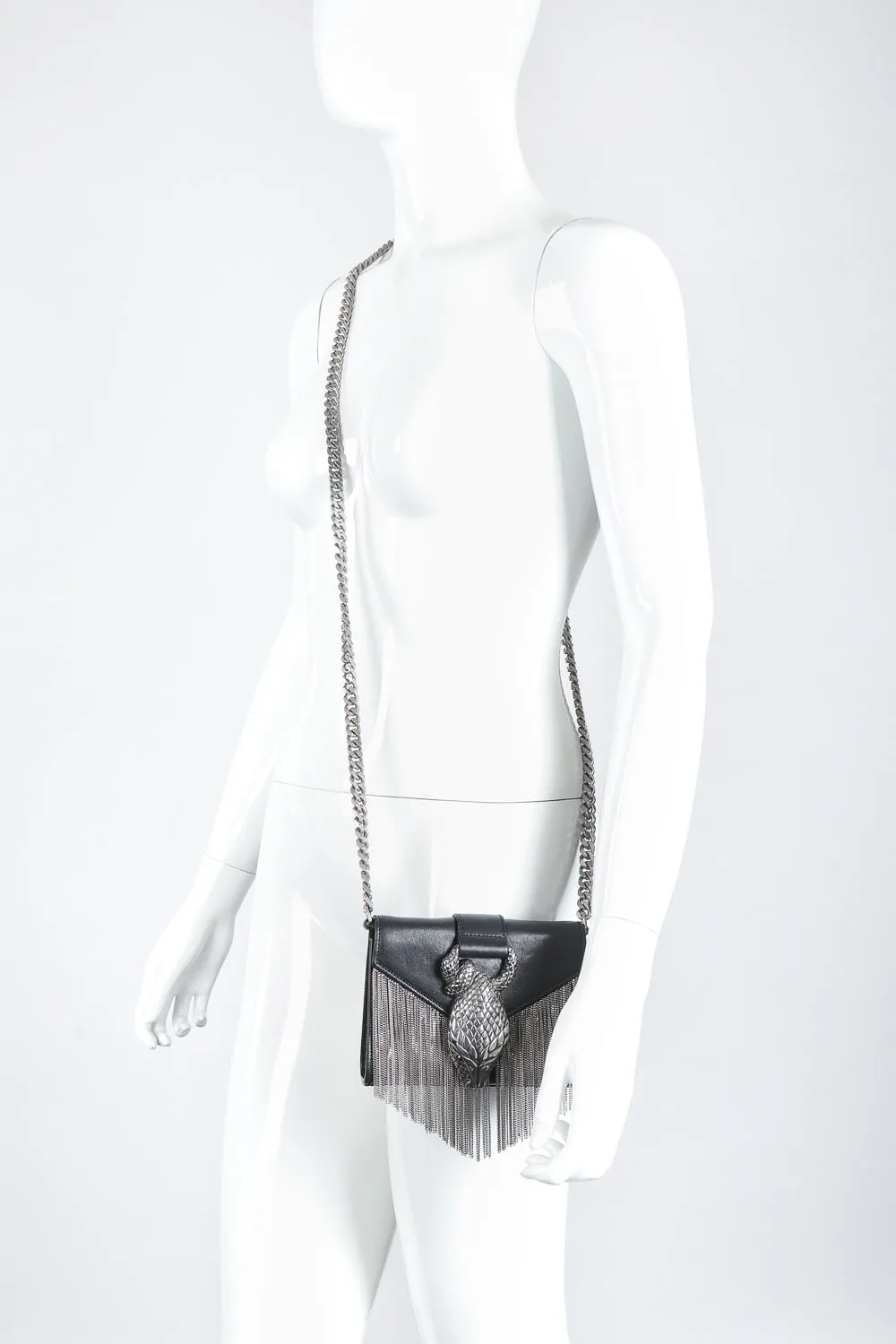 Chain Fringe Snake Bag