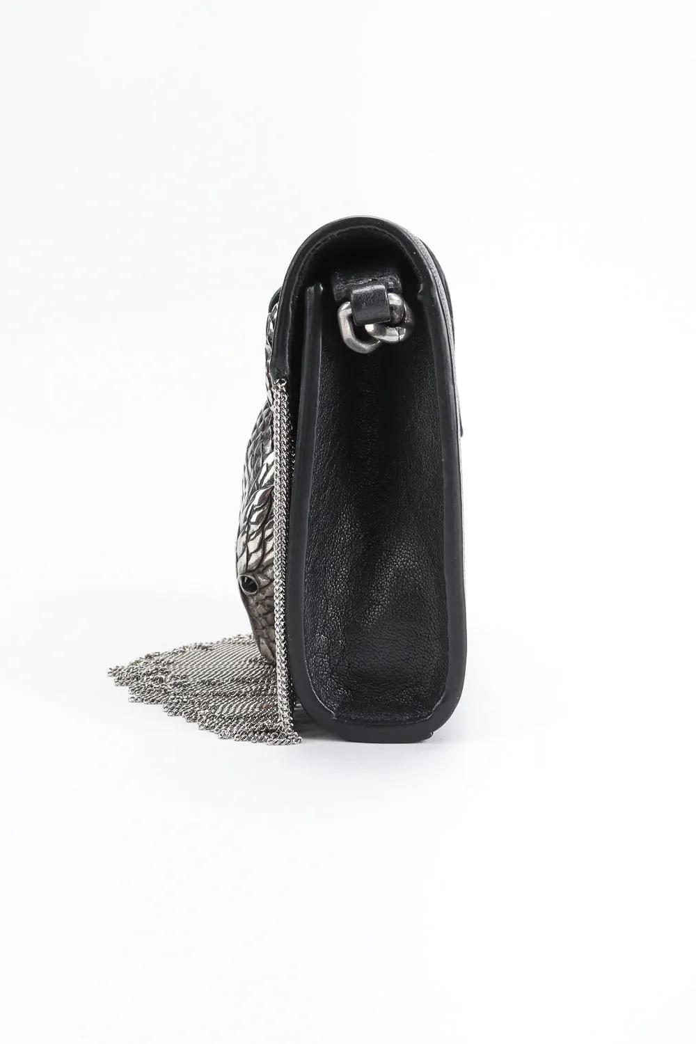 Chain Fringe Snake Bag