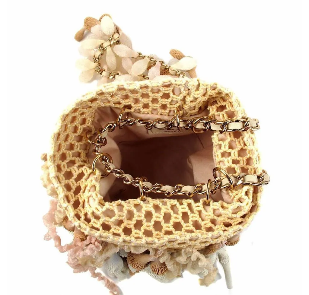 Chanel Boy Minaudiere Seashell Coral Bag