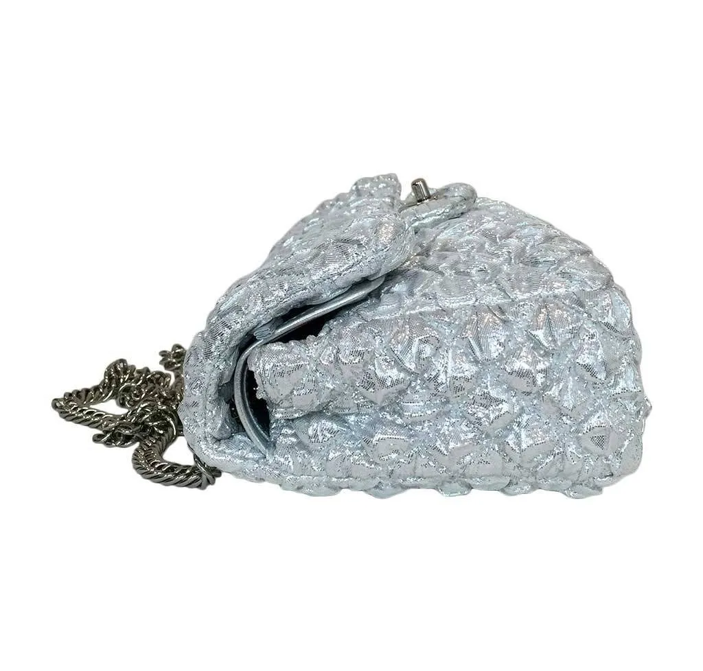 Chanel Double Flap Bag Small Silver - Limited Edition