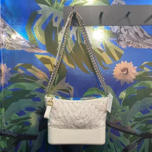 CHANEL Medium Gabrielle Tweed Covered PVC with Mixed Hardware