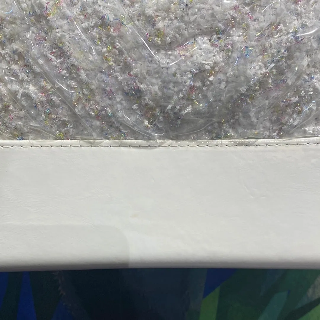 CHANEL Medium Gabrielle Tweed Covered PVC with Mixed Hardware