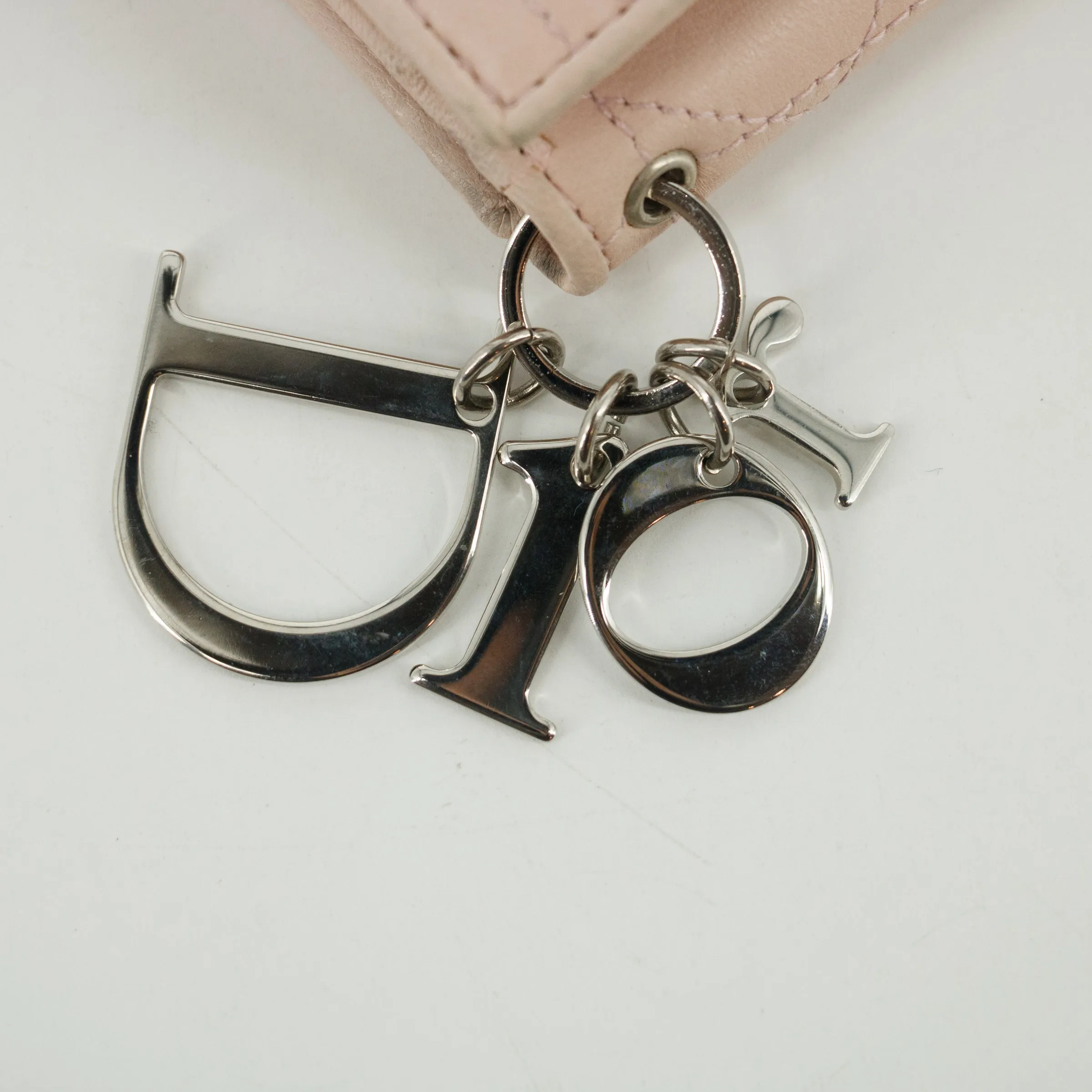 Christian Dior Pink Cannage Leather Long Wallet #2648