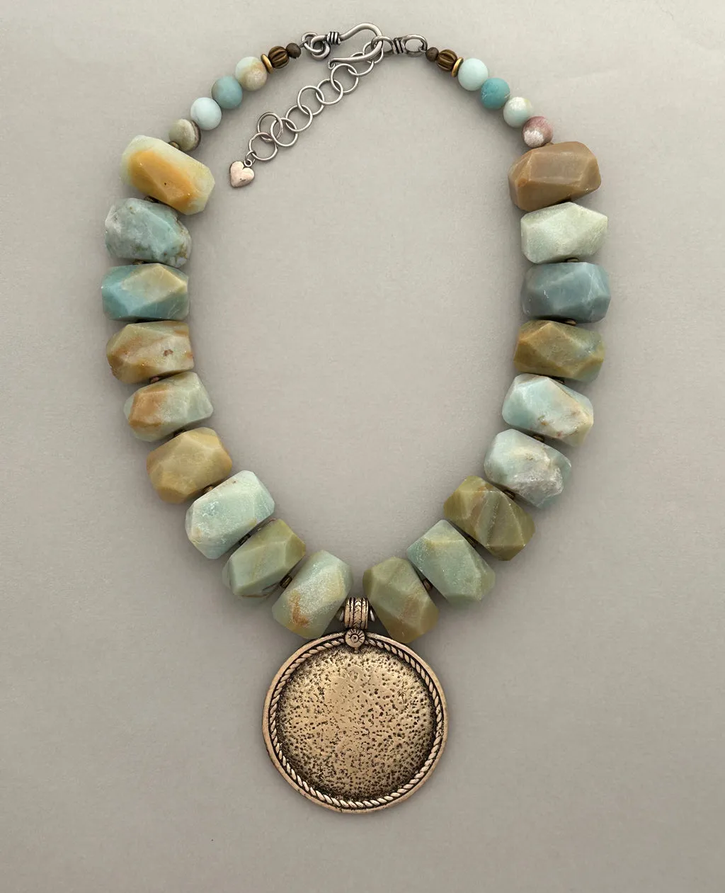 Chunky Amazonite Statement Necklace