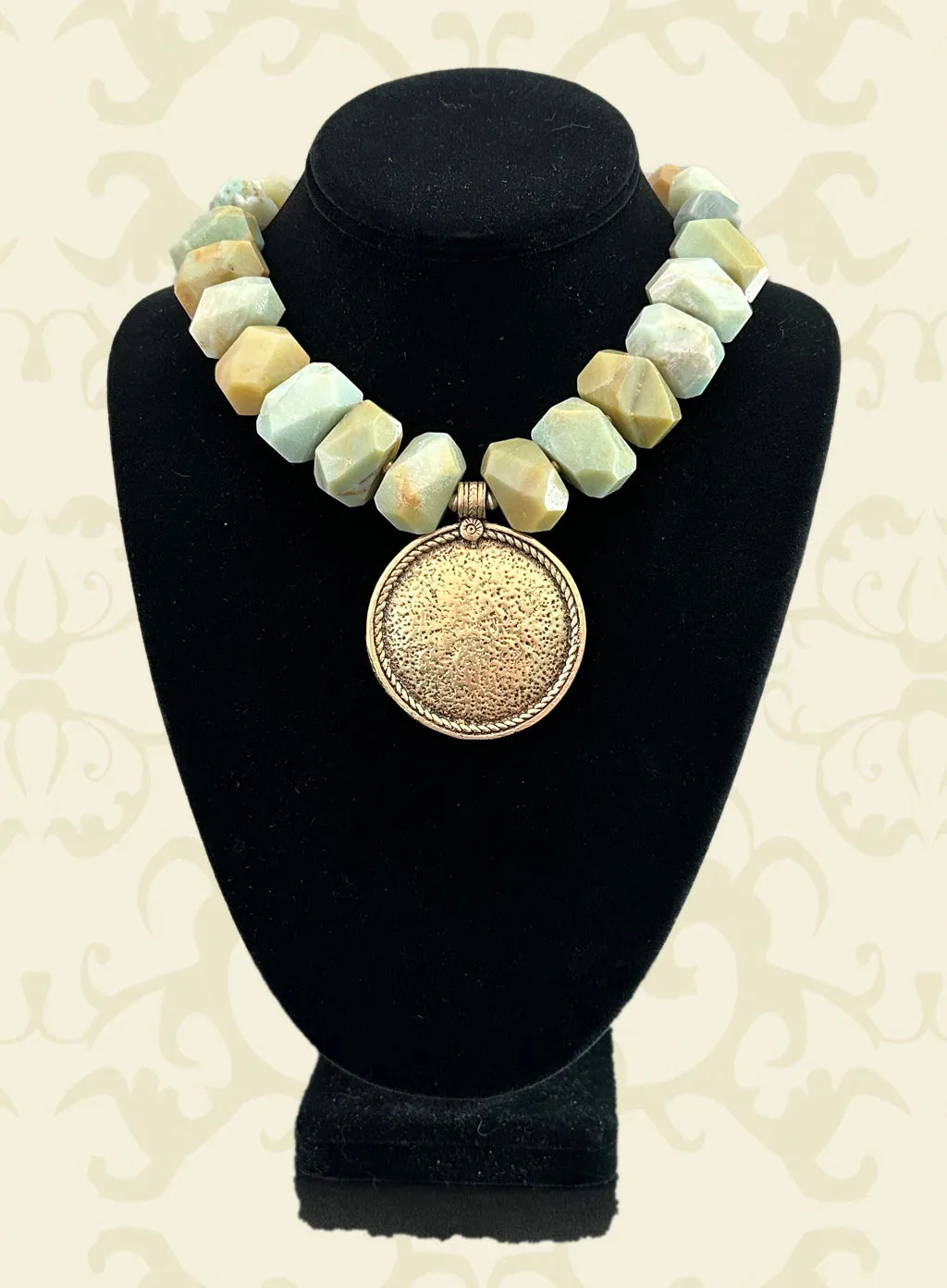 Chunky Amazonite Statement Necklace