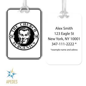 Church of the SubGenius Rectangle Luggage Tag