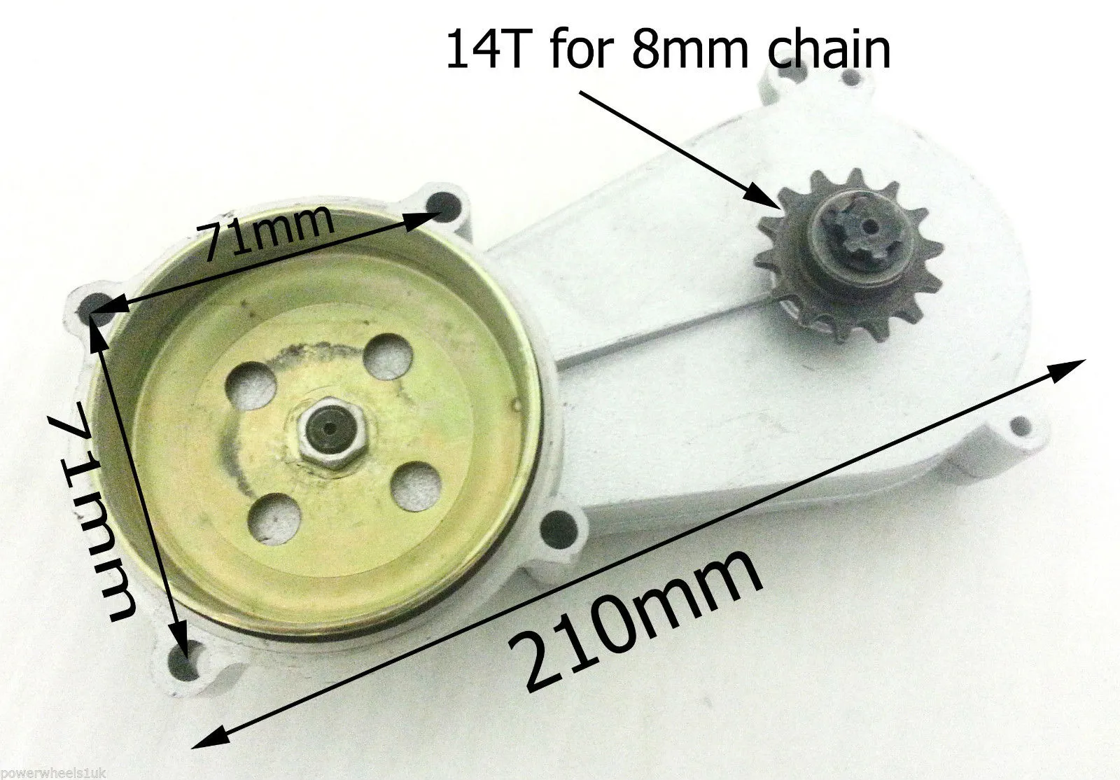 CL002SET MINI DIRT BIKE CLUTCH BELL HOUSING TRANSFER BOX FRONT SPROCKET & CLUTCH SET