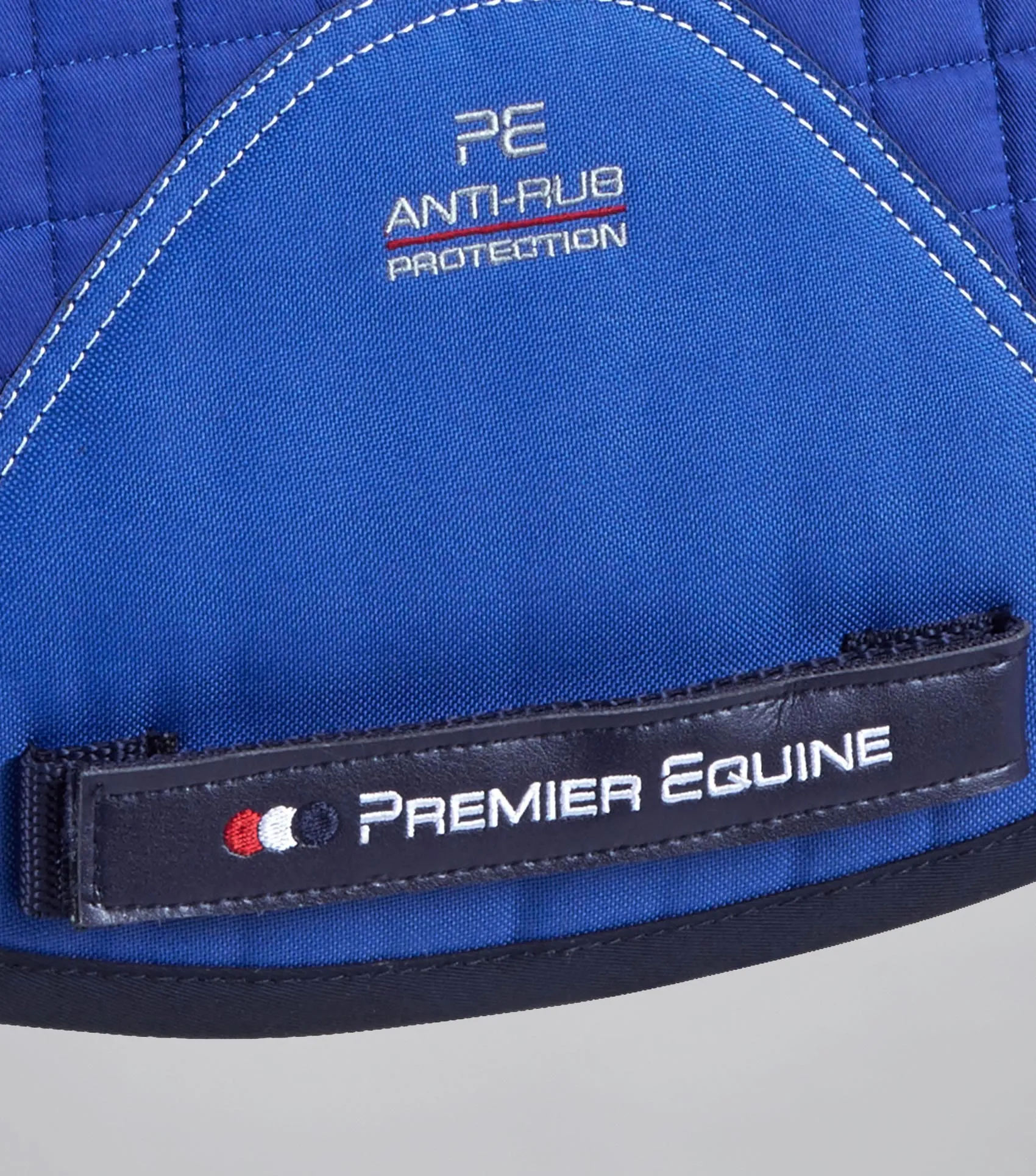 Close Contact European Cotton Saddle Pad - Dressage Square Royal Blue
