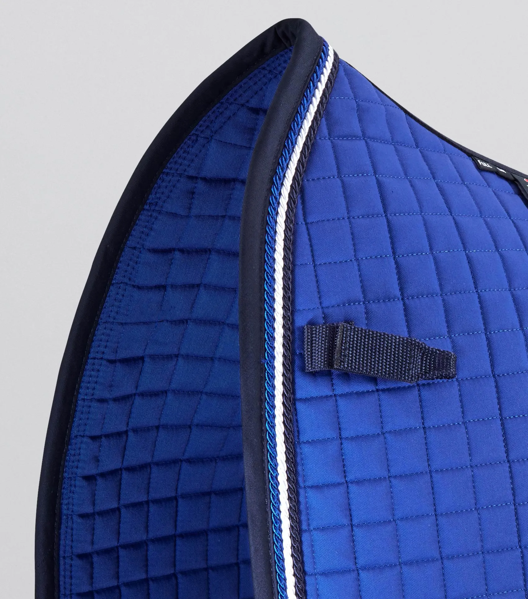 Close Contact European Cotton Saddle Pad - Dressage Square Royal Blue