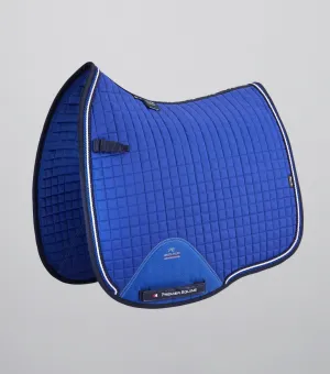 Close Contact European Cotton Saddle Pad - Dressage Square Royal Blue