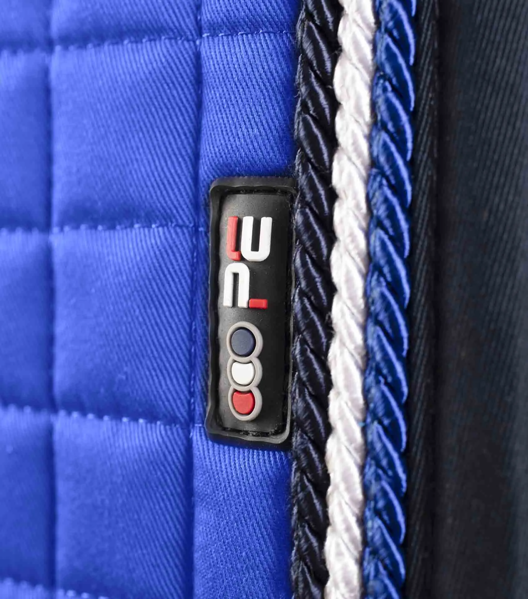 Close Contact European Cotton Saddle Pad - Dressage Square Royal Blue