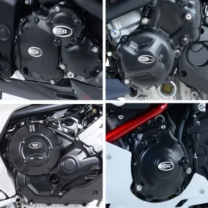 Clutch & Water Pump Covers Ducati R&G (KEC0091BK)
