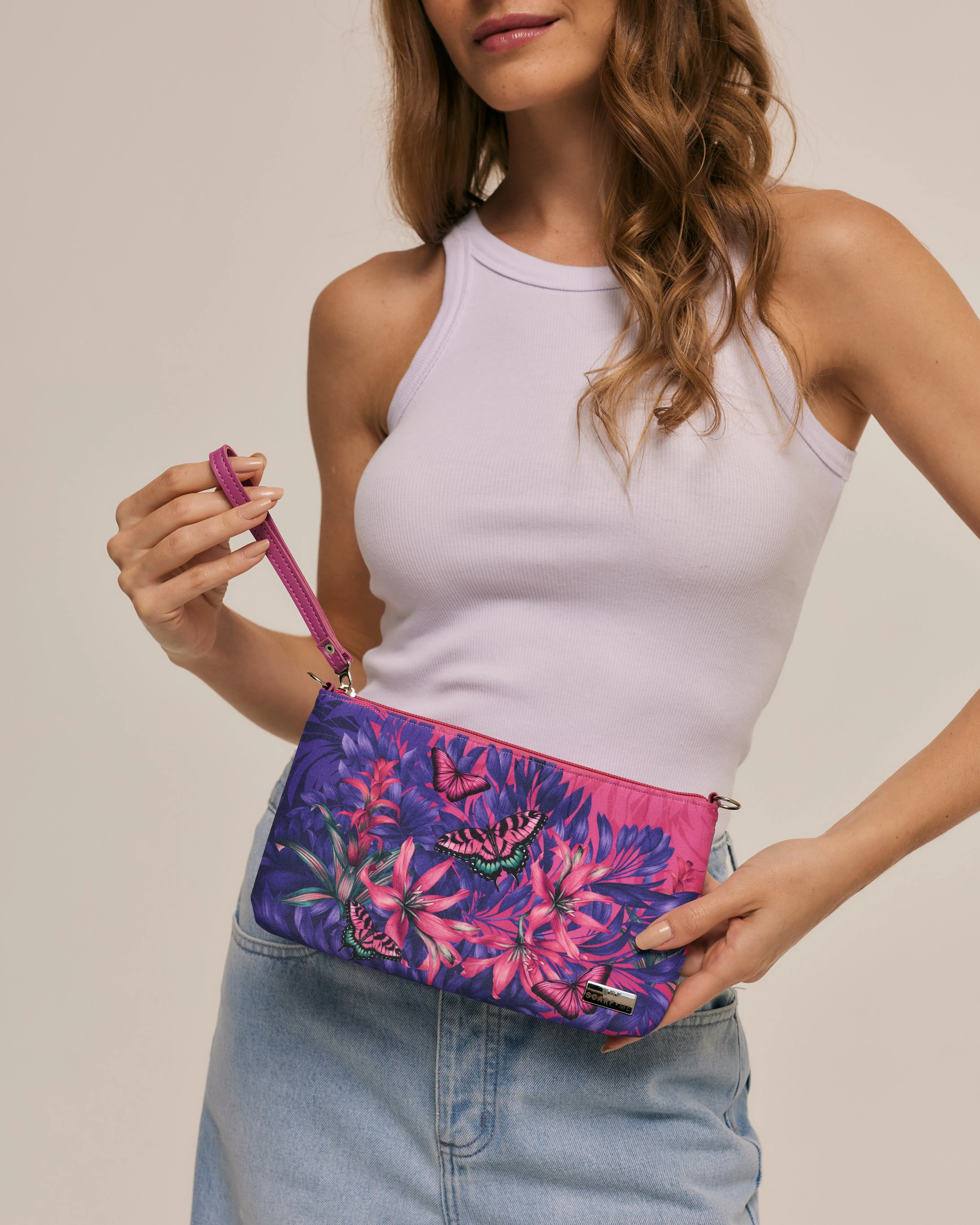 Clutch transversal Pink Purple