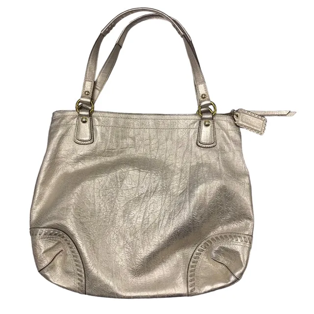 Coach Gold Whipstitch Pure Tote Bag Purse with Dustbag