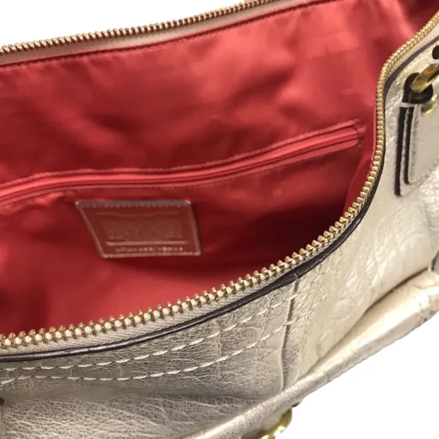 Coach Gold Whipstitch Pure Tote Bag Purse with Dustbag