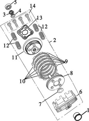 Colt 125 E13 Clutch
