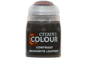 Contrast Snakebite Leather