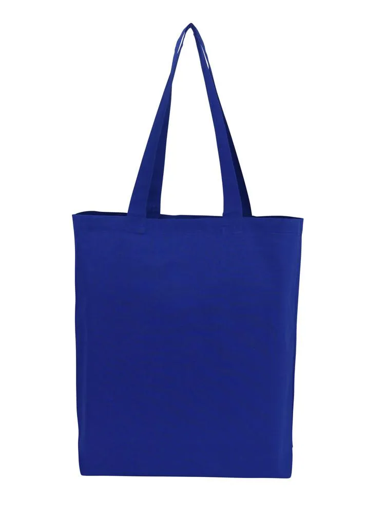 Cotton Tote With Base Gusset Only - Royal Blue - CTN-TT-BL-BTM