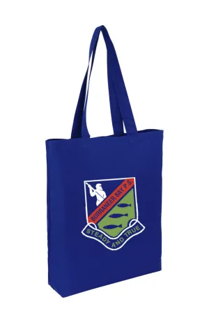 Cotton Tote With Base Gusset Only - Royal Blue - CTN-TT-BL-BTM