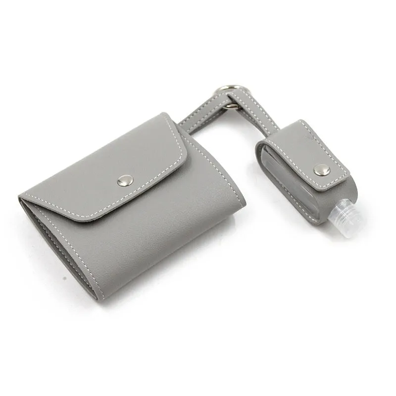 Covid Mask Wallet & Sanitizer Holder