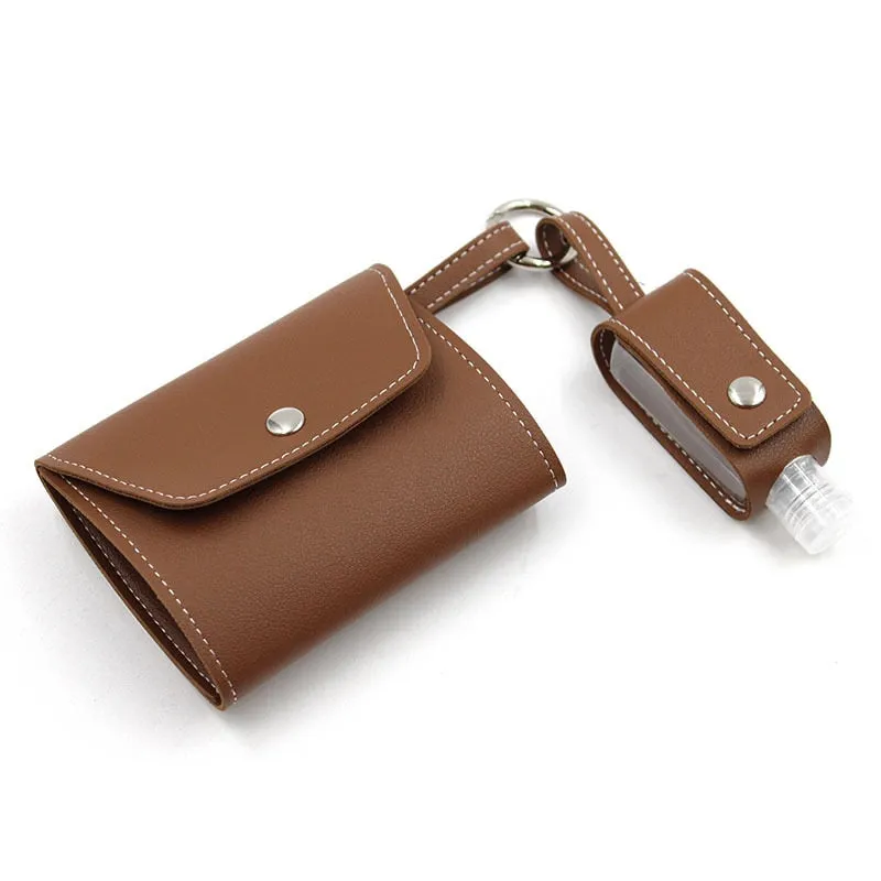 Covid Mask Wallet & Sanitizer Holder