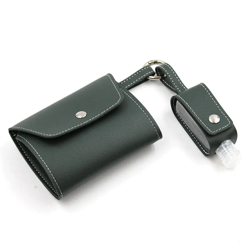 Covid Mask Wallet & Sanitizer Holder
