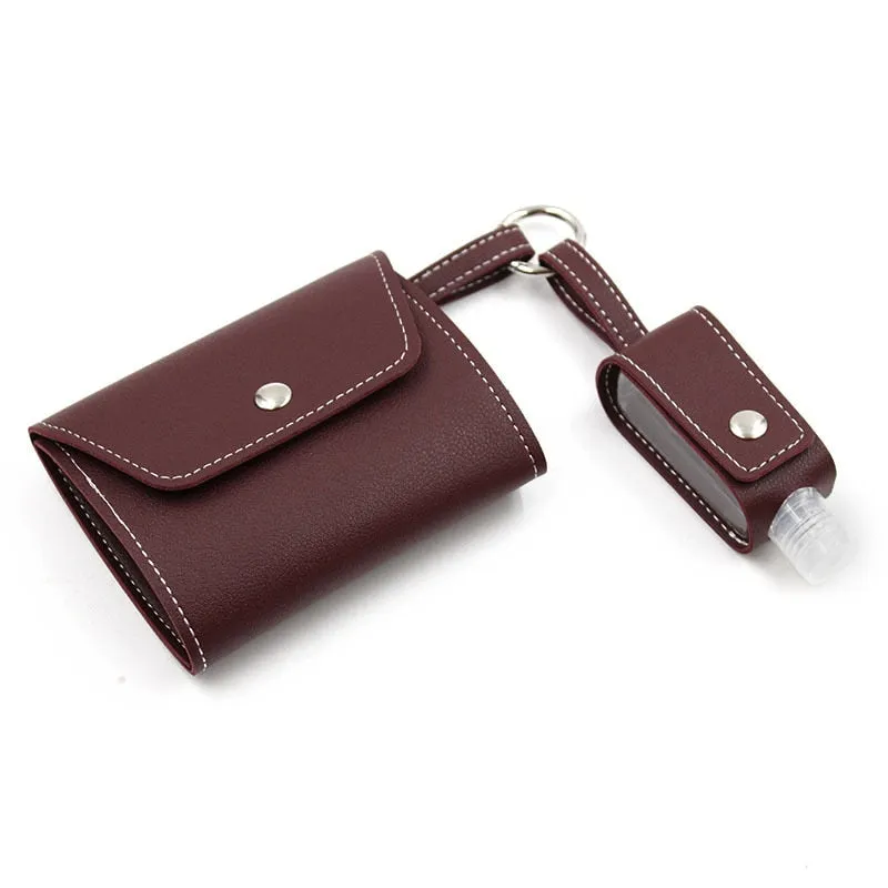 Covid Mask Wallet & Sanitizer Holder