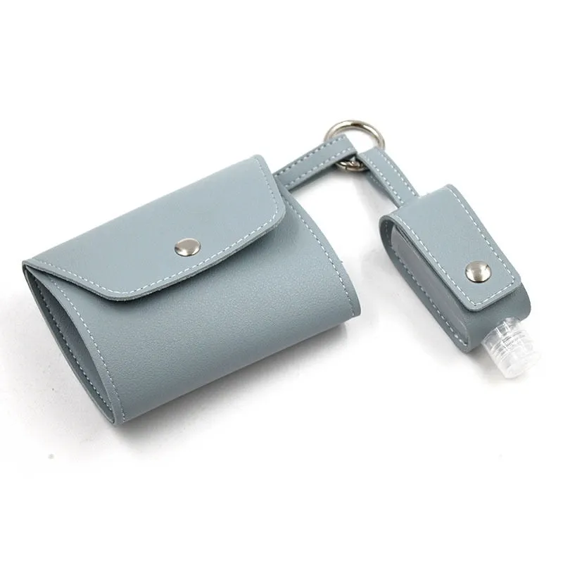 Covid Mask Wallet & Sanitizer Holder