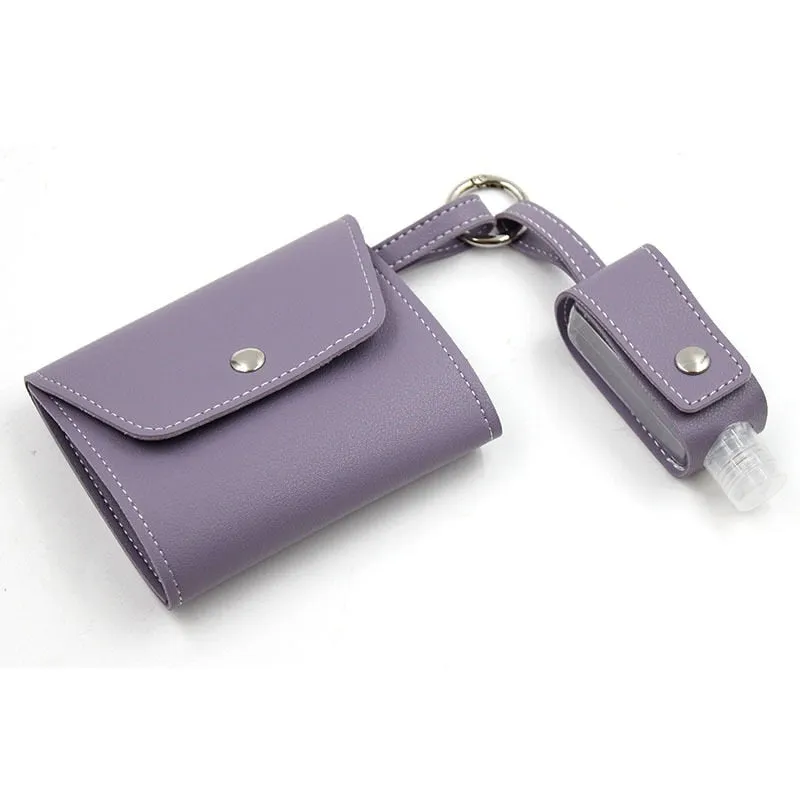 Covid Mask Wallet & Sanitizer Holder