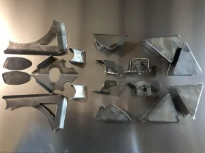 CRASH ADDICT MAVERICK X3 FRAME GUSSET KIT (WELD IN)