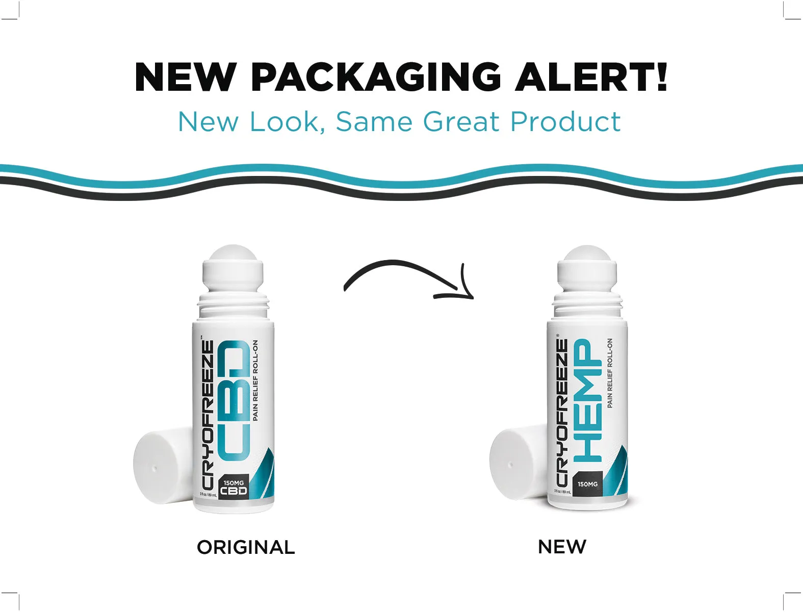 CryoFreeze® Regular Strength Hemp CBD Roll-On