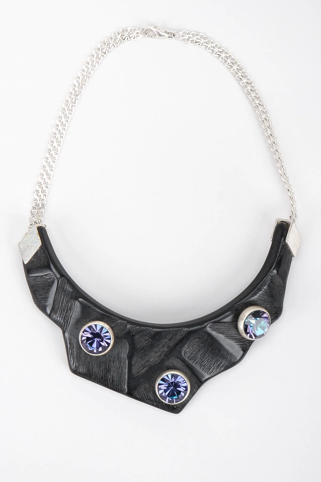Crystal Carved Collar Necklace